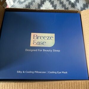 Brand new inbox Breeze Ease Cooling Pillowcase and Eye Mask Set GIFT SET